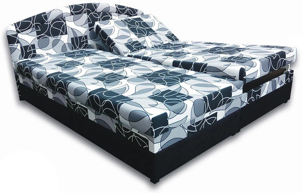 Pat matrimonial 160 cm Velvet (cu saltele din spumă). 793046