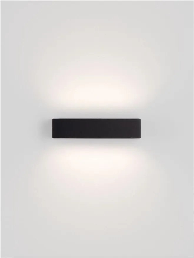 Aplica exterior neagra liniara 22cm IP65 LED CCT PRISMATIC