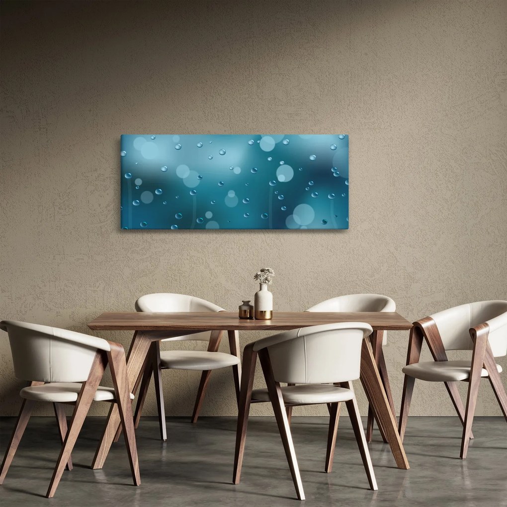 Tablou cu picături (120x50 cm)