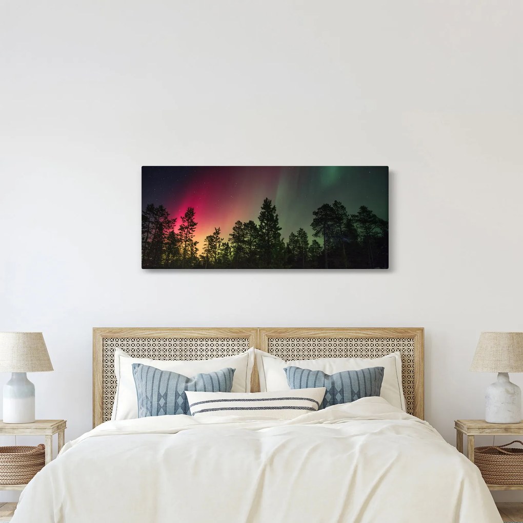 Tablou cu Northern Lights (120x50 cm)