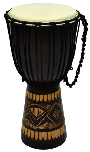 Tobă africană Djembe - 60 cm - pictată manual