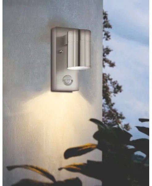 Aplică LED de exterior cu senzor RIGA 1xGU10/3W/230V IP44 Eglo 99569