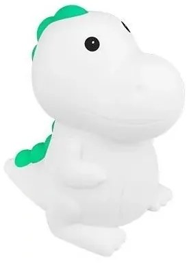 Lampă de veghe pentru copii LED RGB reîncărcabilă, cu dimmer, 2,5 W / 5 V, 3000 K, 1200 mAh, dinozaur