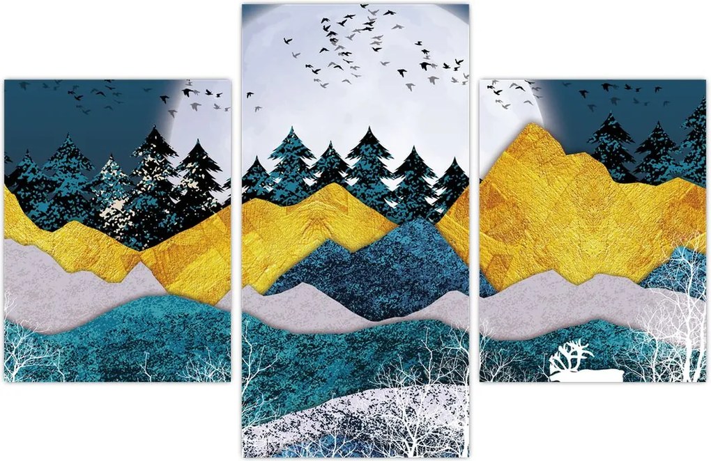 Tablou - Peisaj polar (90x60 cm)