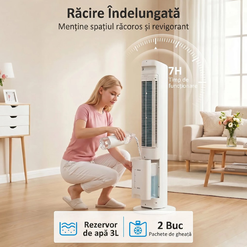 HOMCOM răcitor aer turn | Aosom Romania