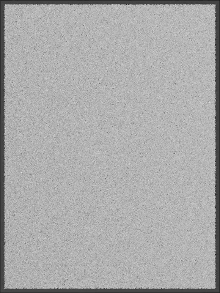 vidaXL Preș gri 90x120 cm