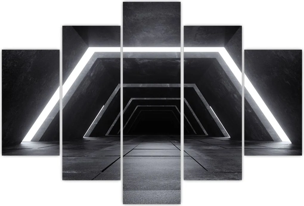 Tablou - Tunel futurist (150x105 cm)