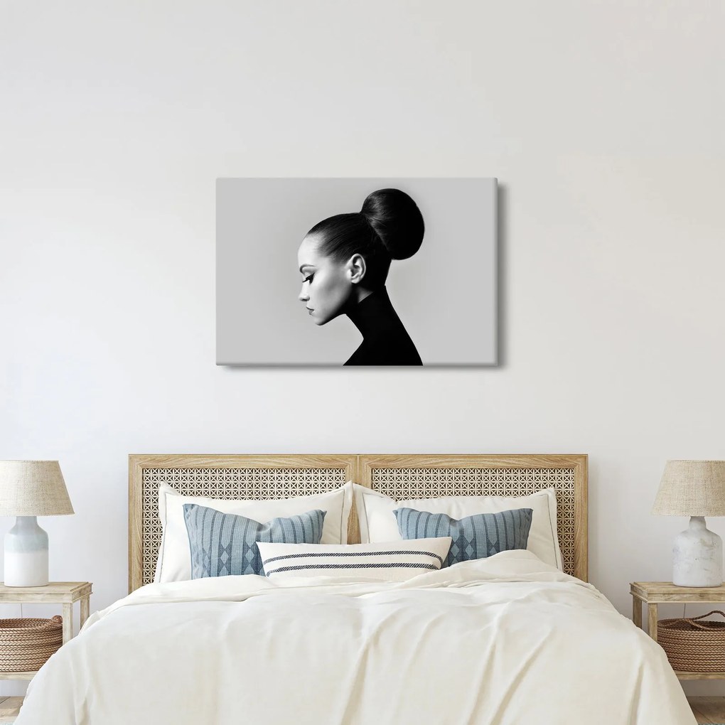 Tablou - Profilui femeii frumoase (90x60 cm)