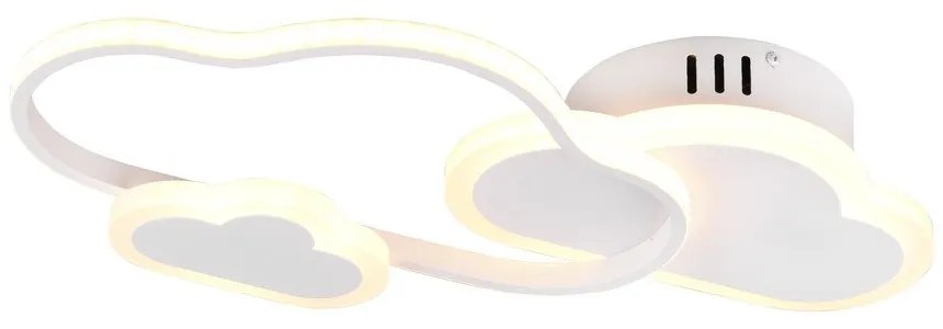 Corp de iluminat pentru copii alb 52x25 cm Cloudy – Trio