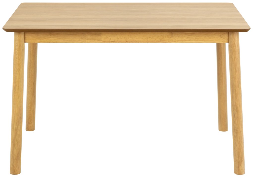 MAZZONI EXPORT ZARION Stejar natural - MASĂ DE BUCĂTĂRIE 120 cm DE LEMN FURNIR