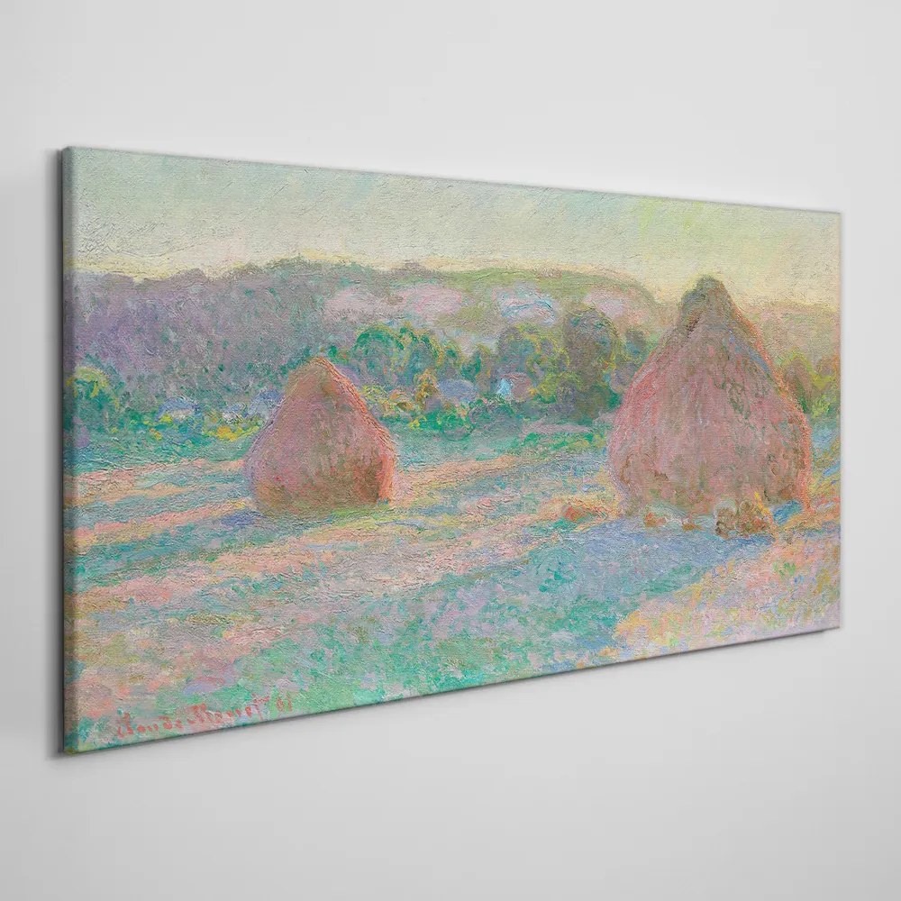 Tablou canvas Căpioare de fân Monet