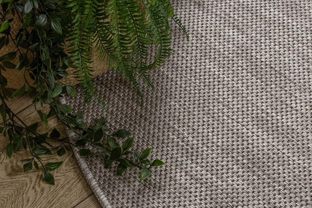 Covor SISAL SION cerc A5165A Melanj țesute plate bej