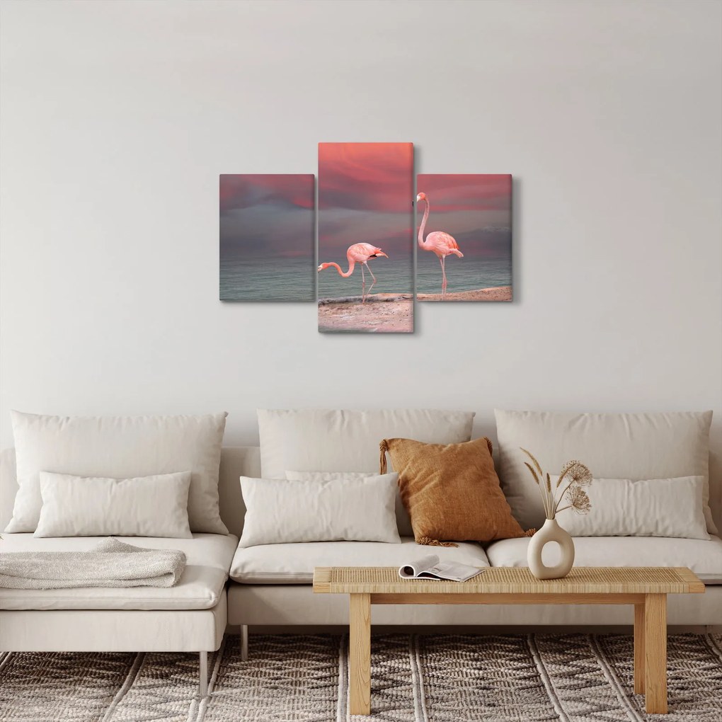Tablou - Flamingo (90x60 cm)