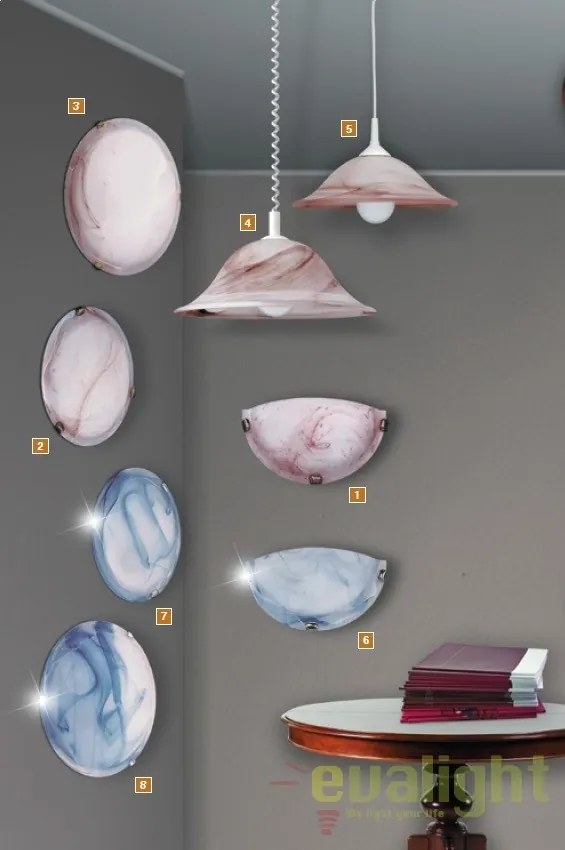Aplica de perete, Plafoniera diam.40cm, Alabastro 3353 RX