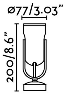 Aplica tip Proiector LED de exterior IP65 SLOT-1