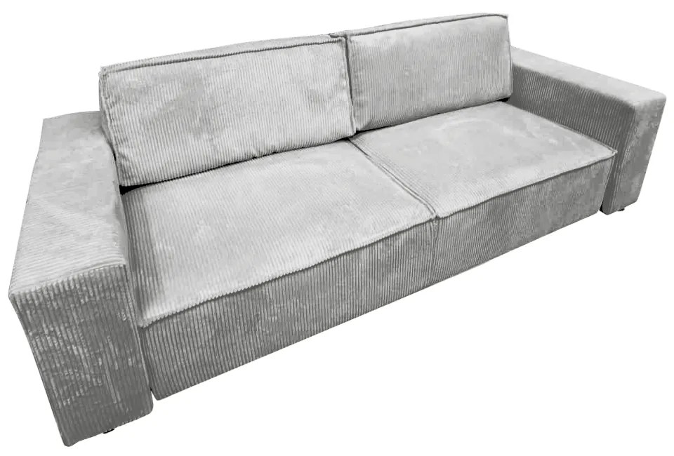 Canapea extensibila, gri deschis, HARPERA BIG SOFA