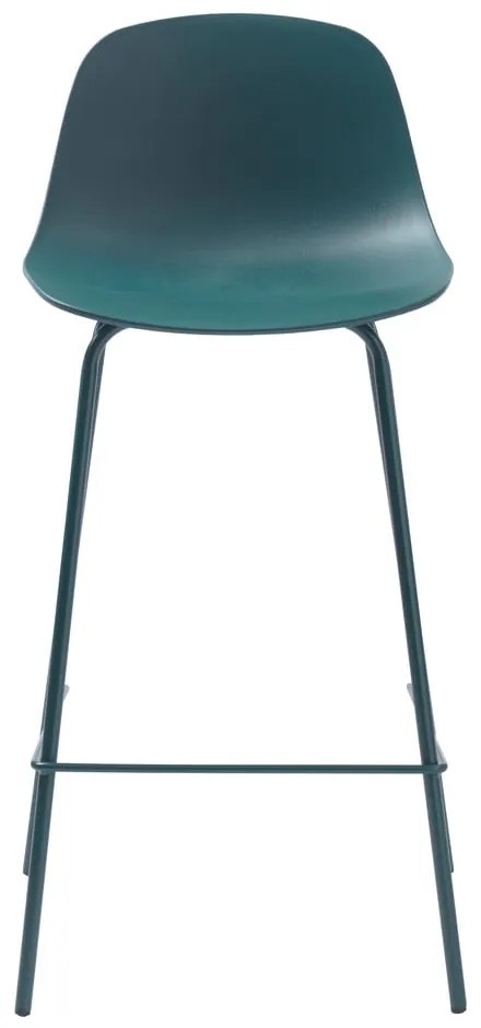 Scaun de bar în culoarea petrolului din plastic 92,5 cm Whitby – Unique Furniture