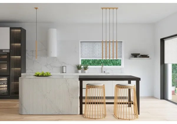 Lustră pe cablu Sollux SL.1170 PASTELO 1xG9/8W/230V auriu