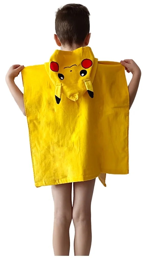 Poncho Pokémon pentru copii I choose you Pikachu ,50 x 115 cm