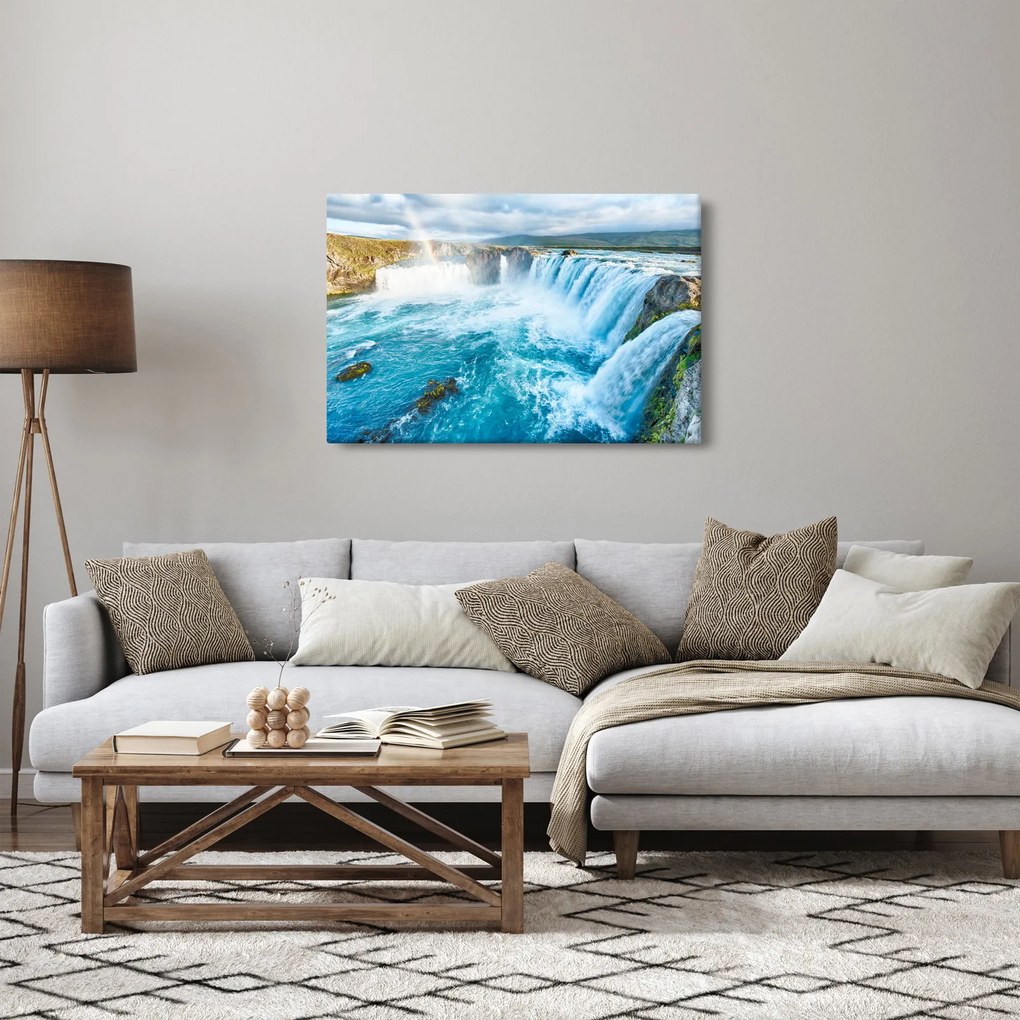 Tablou - Cascada Godafoss (90x60 cm)