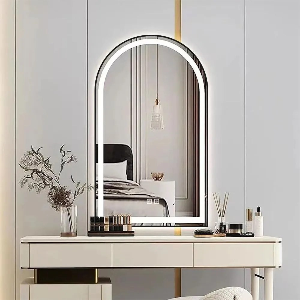 Oglinda LED 60x100 cm Dash neagra