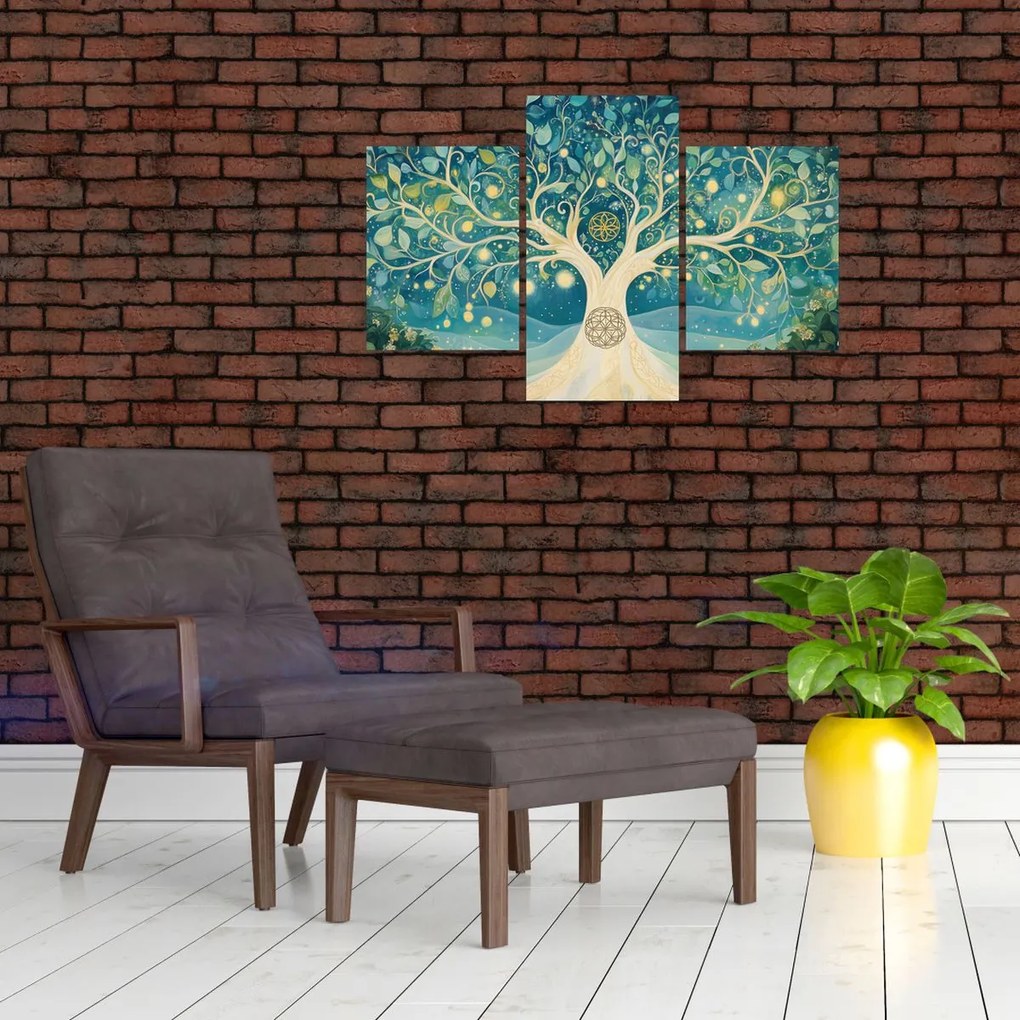 Tablou – Arbore magic cu spirale (90x60 cm)