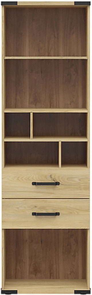 Biblioteca LARA, frasin, PAL, 60x40x198 cm