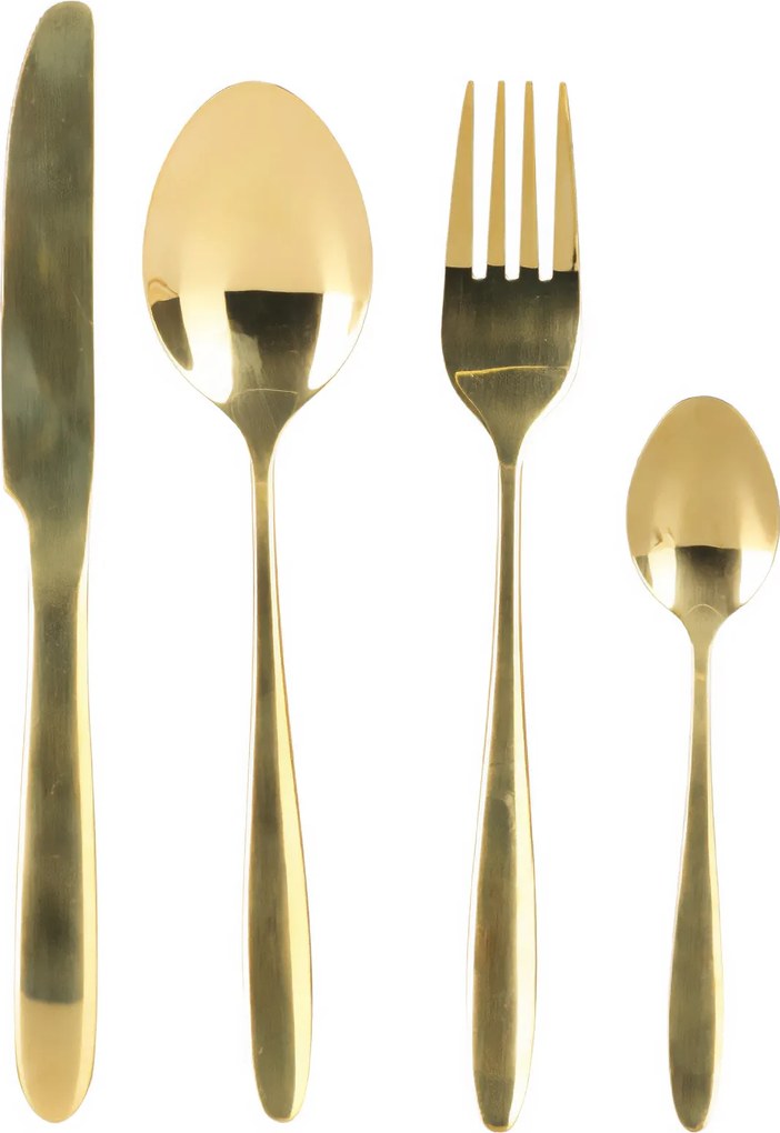 Set tacâmuri din aur pentru 6 persoane