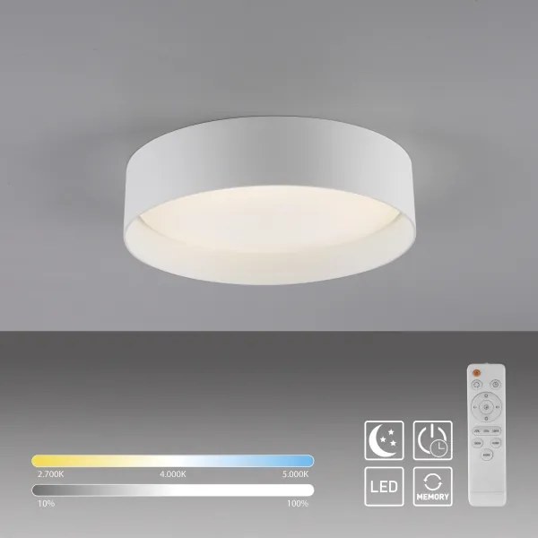 Schöner Wohnen 14593-16 - Lampă de tavan LED TAVOLI, 10W/230V, dimabilă, albă, cu telecomandă