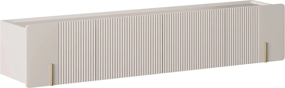 Dulap TV Malmi 200 cm suspendată - cașmir / auriu