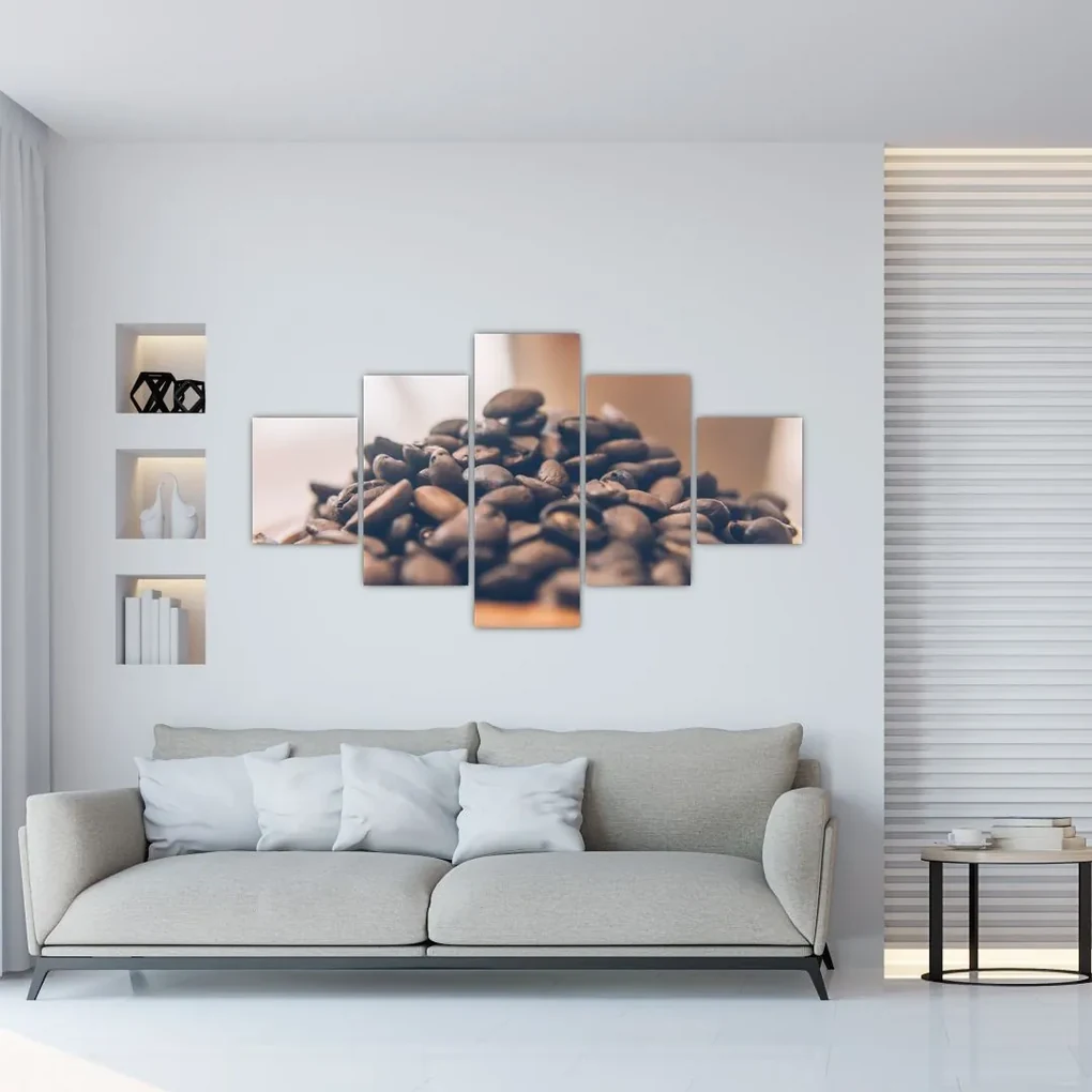 Tablou cu cafea (125x70 cm), în 40 de alte dimensiuni noi