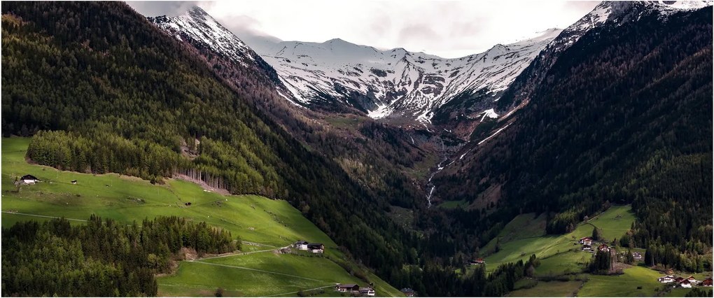 Tablou - Valea la poalele munților (120x50 cm)