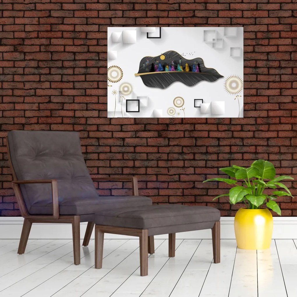 Tablou abstracției (90x60 cm)