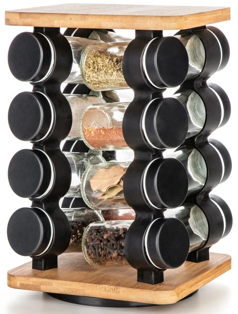 Set de condimente Banquet CULINARIA Black, 16piese