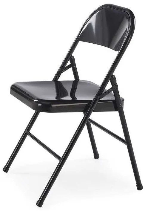 Scaun pliabil Acton, negru