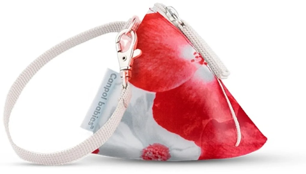 Pânză caz Canpol Babies pe o suzetă - flori