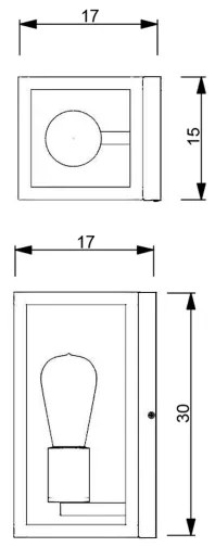 Aplică FRAME 1xE27/60W/230V