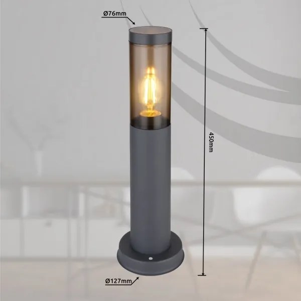 Lampă de exterior BOSTON 1xE27/23W/230V 45 cm IP44 Globo 3158SA