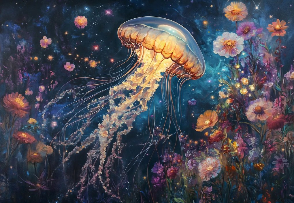 Fototapet - Meduză magică (147x102 cm)