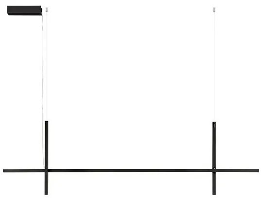 Lustra LED suspendata stil minimalist LOOMA negru
