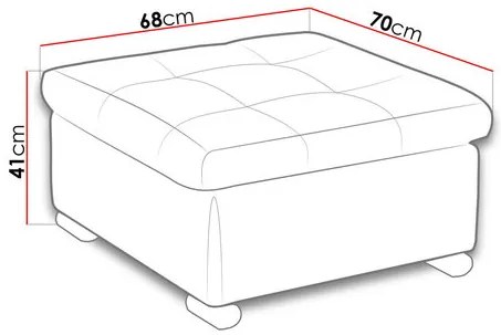 Taburete Toneda mic (Negru + Alb) . 1106117