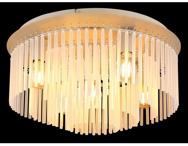 Globo 15698D1B - Lustră GORLEY, 5xE27/60W/230V, Ø 50 cm