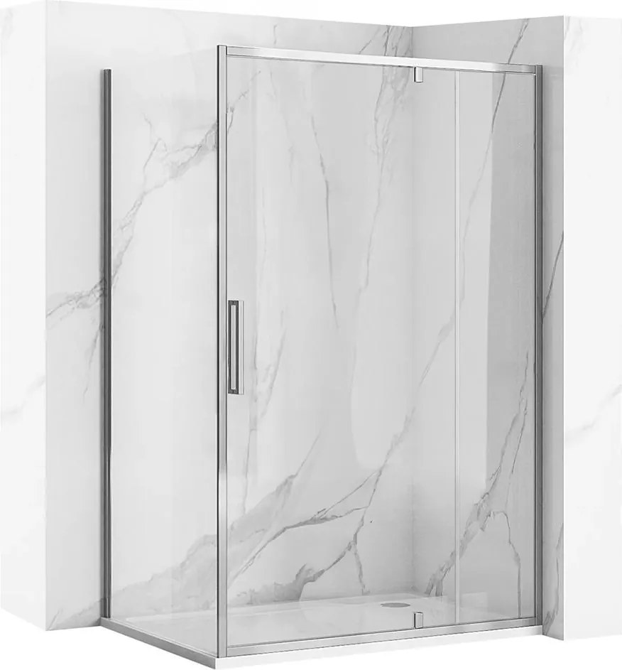 Cabina dus REA Rapid Swing 120x100 cm crom
