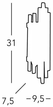Aplică Kolarz 0342.62S.3 ONTARIO 2xE14/40W/230V 31 cm 24K auriu