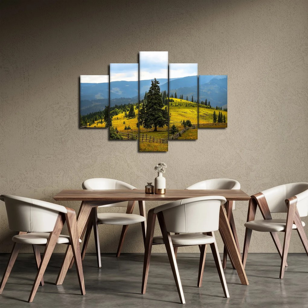 Tablou - Lunca de munte (150x105 cm)