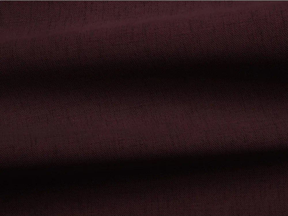 Scaun de sufragerie burgundy din lemn masiv Erika – Makamii