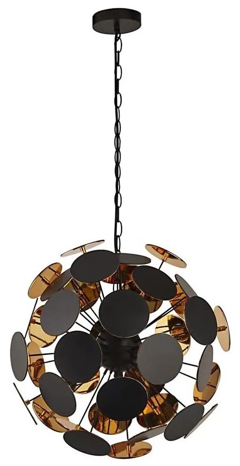 Searchlight 3074-4BG - Pendul DISCUS suspendat pe cablu, 4xE14/60W/230V