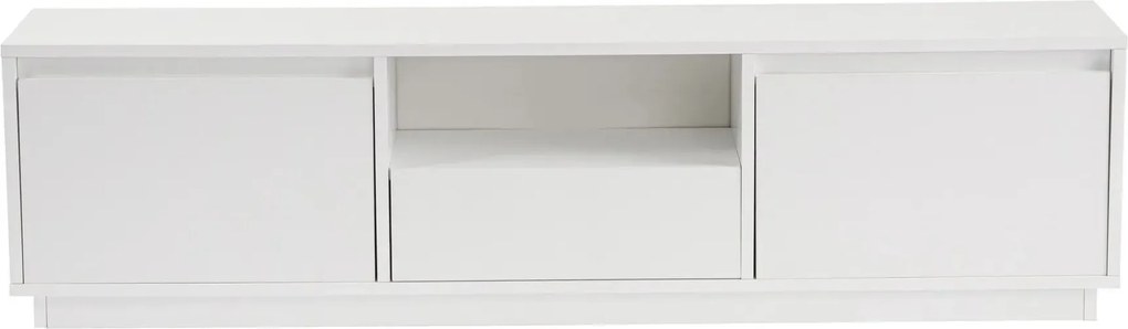 Comoda TV VANGUARD, alb, PAL, 160x30x42 cm
