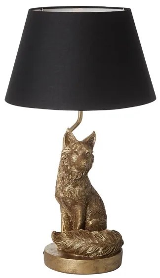 Lampă de masă Endon 106796 FOX 1xE14/6W/230V negru/alamă