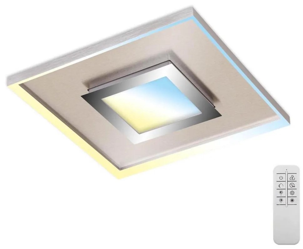 Plafonieră LED dimabilă Briloner 3641-012 FRAME LED/30W/230V 2700-6500K + telecomandă